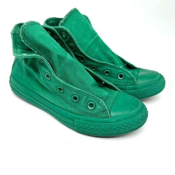 Converse Chuck Taylor All Star Hi 'Monochrome Bosphorus Green Big Kid Size 13.5 - Picture 11 of 13